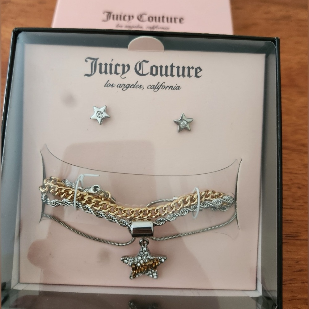 Brand New Juicy Couture Bracelet/Earring Set.